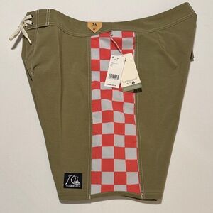 Quiksilver Board Shorts Mens 34 Tan